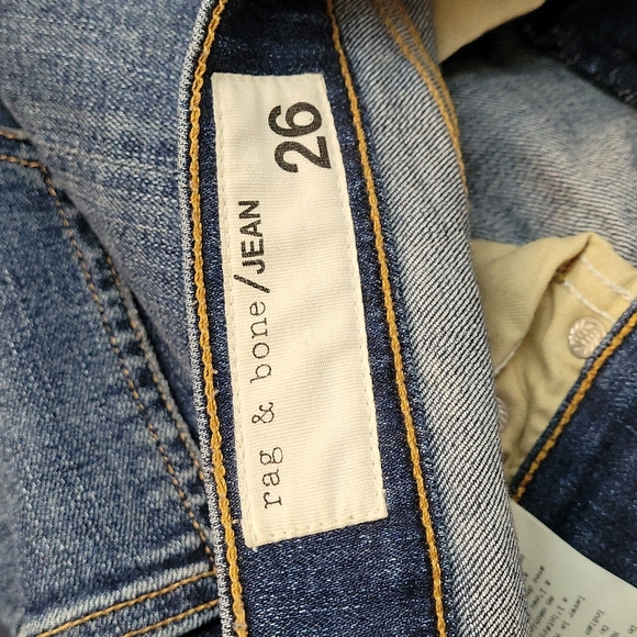 RAG & BONE HIGH RISE SKINNY JEANS BONNIE DISTRESSED - Picture 2 of 16